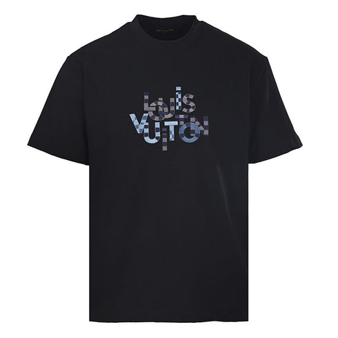 Louis Vuitton Flocked Logo Short-Sleeve T-Shirt