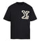 Louis Vuitton "Cloud" Monogram Short-Sleeve T-Shirt with Large Foam-Print Lettering