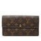 Sarah Wallet Monogram Canvas
