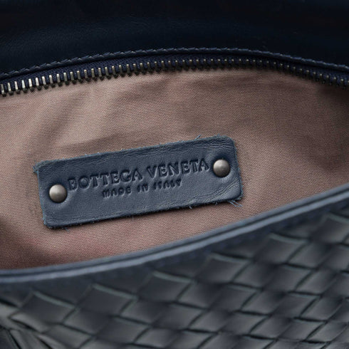 Flat Messenger Bag Intrecciato Nappa Medium
