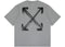 OFF-WHITE Chalk Arrow Skate Fit Tee Heather Grey