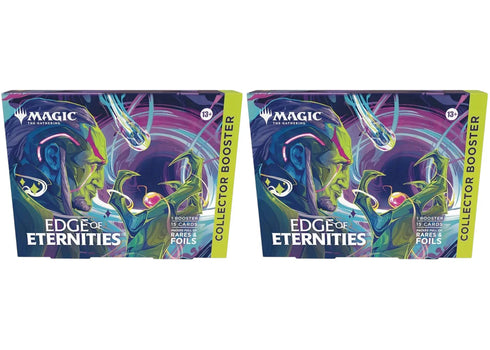 2025 Magic: The Gathering Edge of Eternities Omega Collector Booster Box 2x Lot
