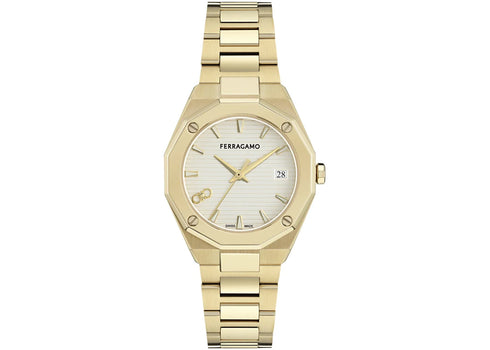 Ferragamo Edge SF3T00225 (Silver Guilloche)