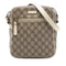 Front Zip Messenger GG Coated Canvas Small