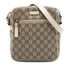 Front Zip Messenger GG Coated Canvas Small