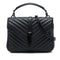 Classic Monogram College Bag Matelasse Chevron Leather Medium