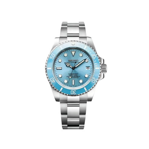 Seiko Mod Submariner | Sky Blue