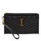 Classic Monogram Wristlet Pouch Leather Medium