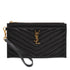 Classic Monogram Wristlet Pouch Leather Medium
