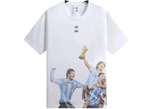 Kith x adidas Messi Football World Cup Graphic Tee White