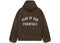 Fear of God Essentials Textured Nylon Hooded Coaches Jacket Brown