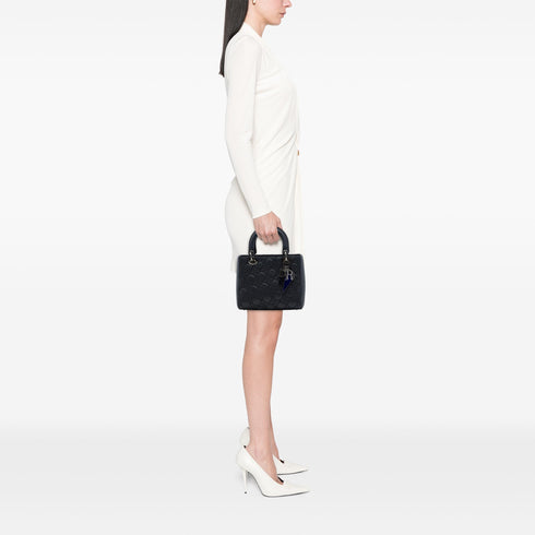 Lady Dior Bag Cannage Quilt Lambskin Medium