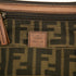 Vintage Front Zip Flat Messenger Bag Zucca Canvas Small