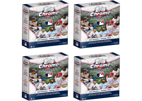2022 Topps Chrome Logofractor Edition Baseball Box 4x Lot