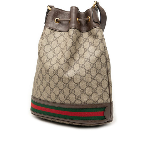 Ophidia Bucket Bag GG Coated Canvas Small