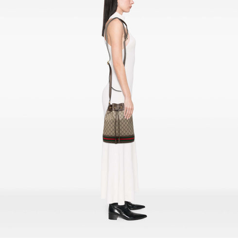 Ophidia Bucket Bag GG Coated Canvas Small