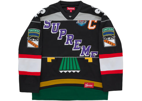 Supreme Paneled Hockey Jersey Black