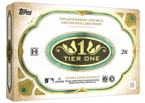 2026 Topps Tier One Baseball Hobby Box
