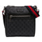 Web Strap Front Zip Messenger Bag GG Coated Canvas Small