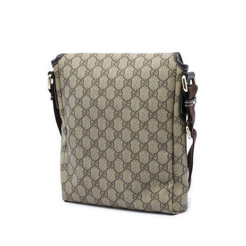 Flap Messenger GG Coated Canvas Small