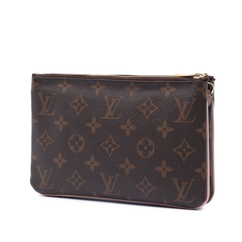 Double Zip Pochette Limited Edition Blooming Flowers Monogram Canvas
