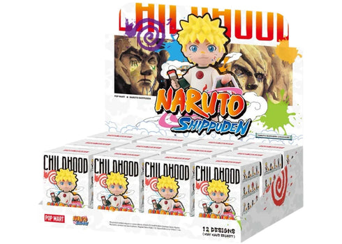 Pop Mart NARUTO SHIPPUDEN Childhood Series Figures Sealed Case (12 Blind Box)