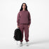 0920. Tech Essential™ Distressed Hoodie - Faded Crimson