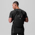 1084. Antibacterial Mesh Drawstring Bag - Black