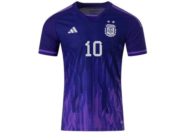 adidas Argentina 2022-23 Messi Away Jersey Legacy Indigo/Purple Rush
