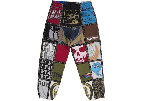 Supreme Number (N)ine Patchwork Sweatpant Multicolor