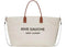 Saint Laurent Rive Gauche Maxi Tote Cream/Brown