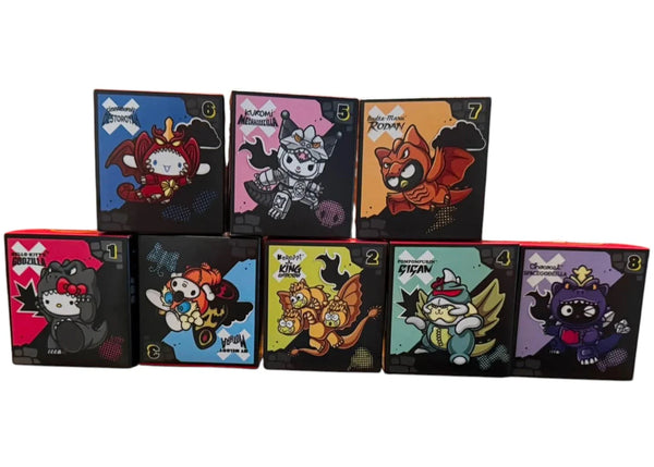 McDonald's Hello Kitty Godzilla Happy Meal Toys Complete Set