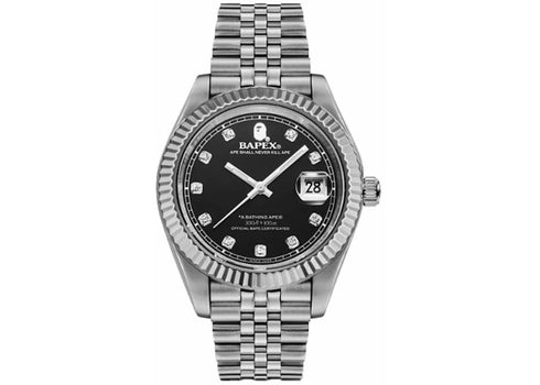 BAPE Type 6 BAPEX Watch Silver