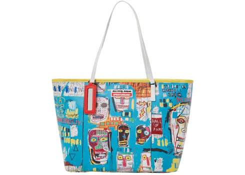 Sprayground Official Basquiat Mitchell Crew 1983 Tote Multicolor