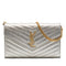 Classic Monogram Wallet on Chain Matelasse Chevron Leather Medium