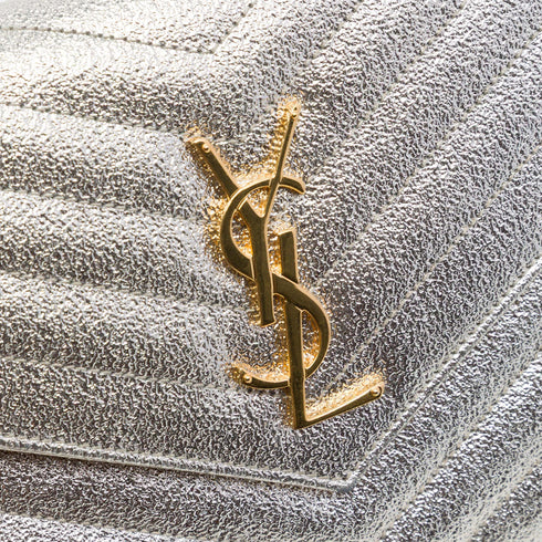 Classic Monogram Wallet on Chain Matelasse Chevron Leather Medium