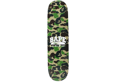 BAPE ABC Camo Skateboard Deck Green