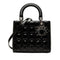Lady Dior Bag Cannage Quilt Patent Medium
