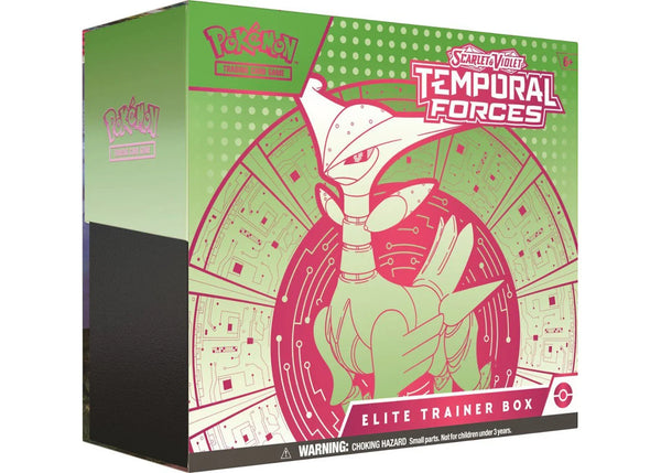 2024 Pokémon Scarlet & Violet Temporal Forces (Iron Leaves) Elite Trainer Box
