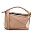 Puzzle Bag Leather and Suede Small