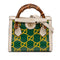 Diana NM Bamboo Handle Tote GG Printed Leather Mini