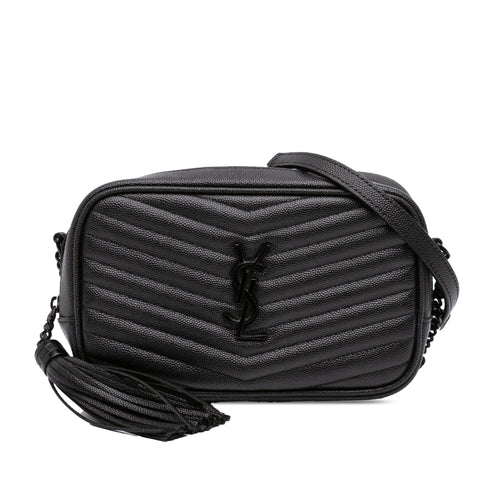 Lou Camera Bag Matelasse Chevron Leather Mini