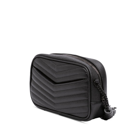 Lou Camera Bag Matelasse Chevron Leather Mini