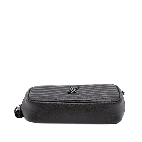 Lou Camera Bag Matelasse Chevron Leather Mini