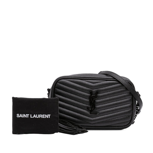 Lou Camera Bag Matelasse Chevron Leather Mini