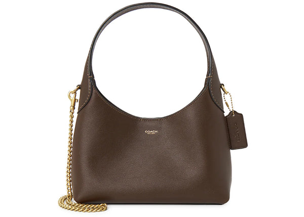 Coach Brooklyn 23 Chain Shoulder Bag Brown