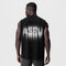 0807. Tech Essential™ Relaxed Cutoff - Black "Motion Blur"