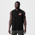 0807. Tech Essential™ Relaxed Cutoff - Black "Infinite Mindset"