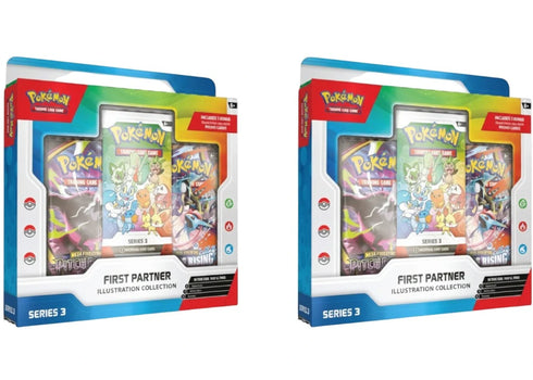 2026 Pokémon First Partner Illustration Collection Series 3 Box 2x Lot