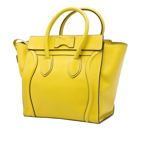 Luggage Bag Grainy Leather Mini